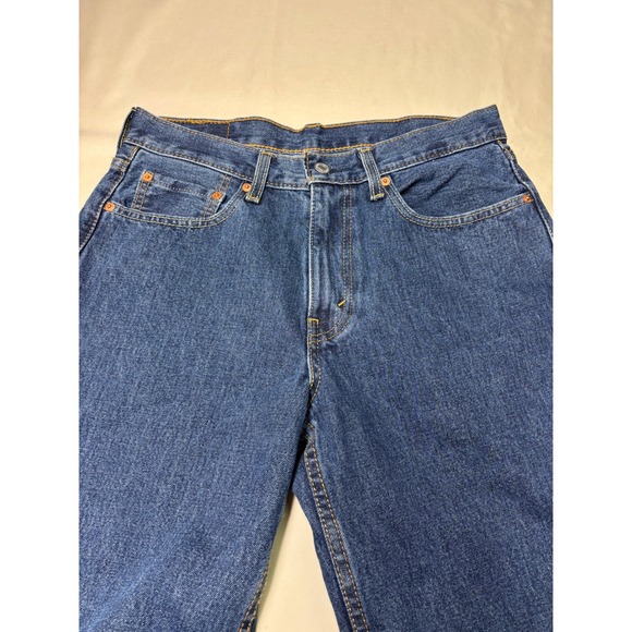 Levi Strauss 550 Jeans Mens 31x36 Blue Relaxed Fit Denim Pants - Picture 2 of 15